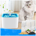 Fuente de Agua Eléctrica con Luz "AguaViva" para mascotas | Alimentación - Envío gratis Chile