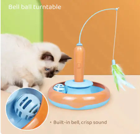 Juguete Pluma Eléctrico para Gatos "PlumaMágica" para mascotas | Mascotas - Envío gratis Chile